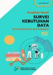 Analysis For The Survey Results Of Data Requirement Statistics Of Banyuwangi Regency 2021